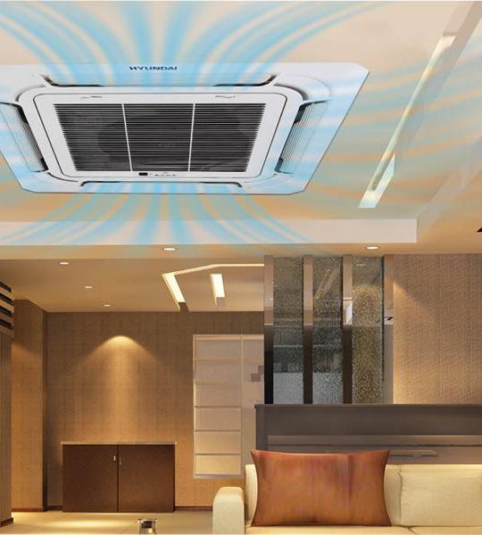 Hyundai 2 Ton Ceiling Cassette Air Conditioner Non-Inverter (HYCC-24GRN1)