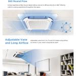 Midea One-Way Ceiling Cassette Inverter AC (MCBU-12/18HRFN8)