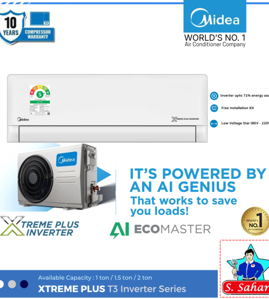 Midea Xtreme Plus Inverter Air Conditioner (MSEZBU Series)